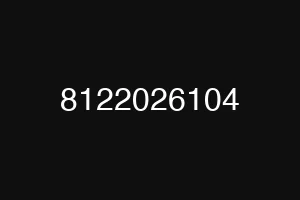 8122026104