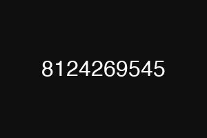 8124269545