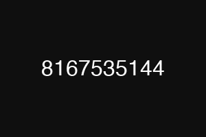 8167535144