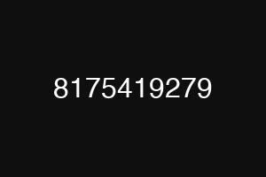 8175419279
