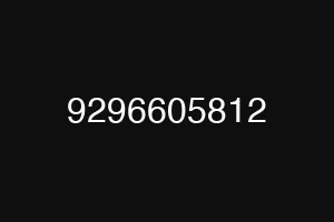9296605812